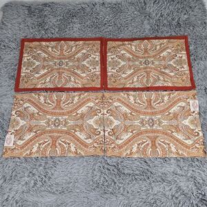 Set Of 4 Maison d' Hermine 18.5x13 Paisley‎ 100% Cotton Dining Table Placements